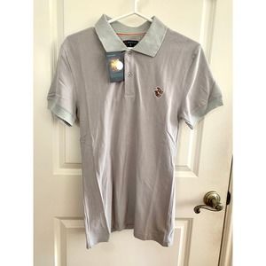 3/$15 Dota 2 Video Game Embroidered Wizard Short Sleeve Polo Shirt in Gray